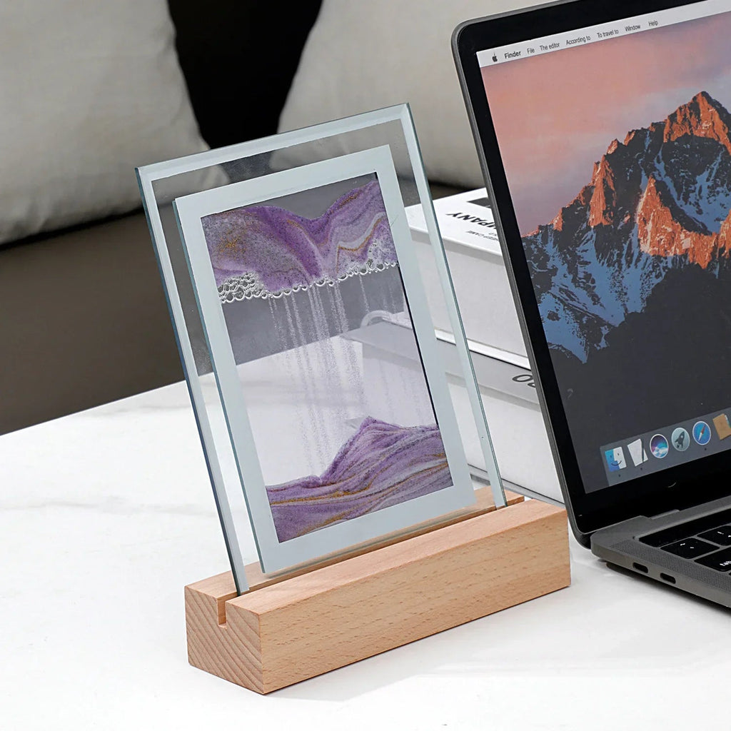 Sikunuo | Sand Art LED Quicksand Artistic Table Lamp