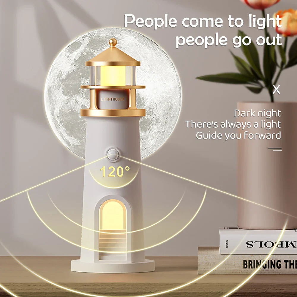 Sikunuo | Lighthouse Ambient lights Bluetooth Music Dimmable Projection