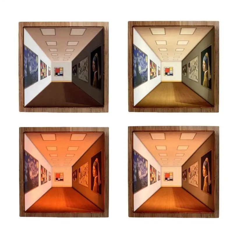 Sikunuo | 3D Vision Play Wall Lamp Art