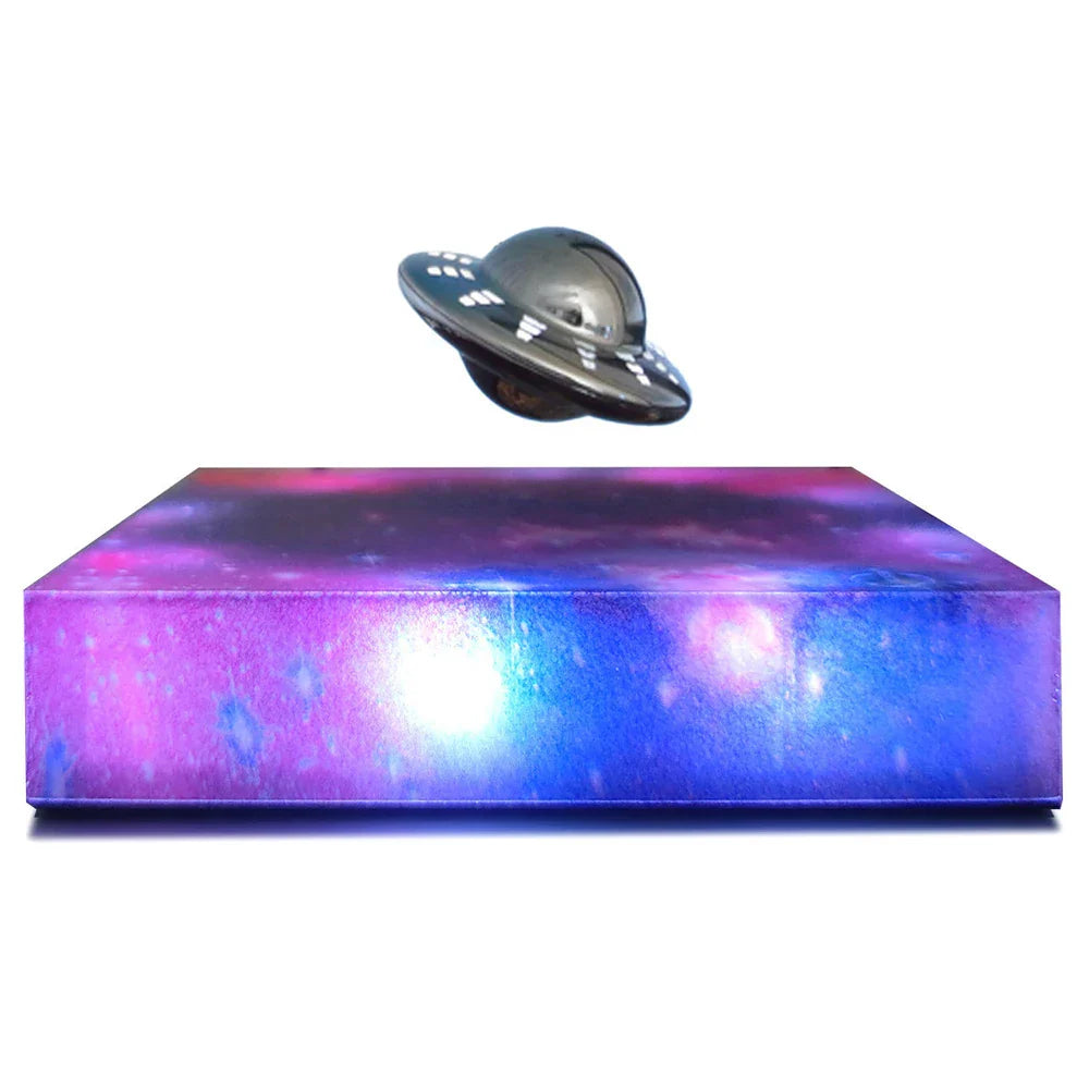 Sikunuo | Magnetic Levitating Spaceship Rotating LED Night Lamp