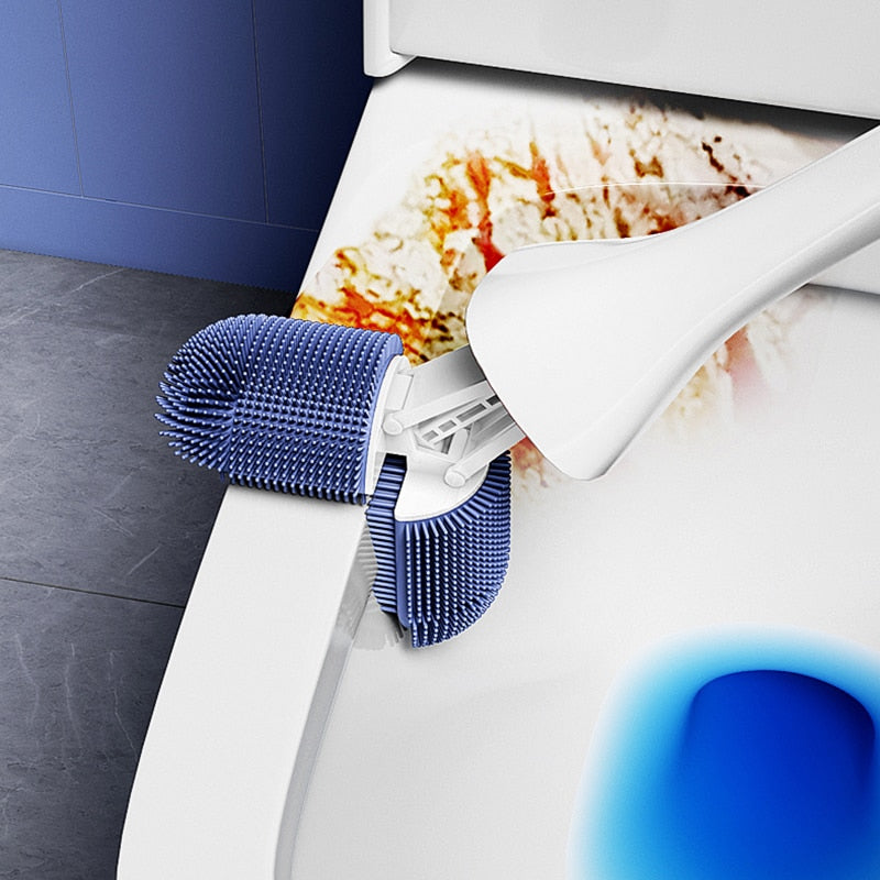 Sikunuo | Adjustable Double Head Roller Toilet Brush