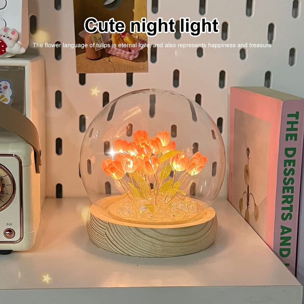 Sikunuo | Shiny Tulip Handmade Night Lamp