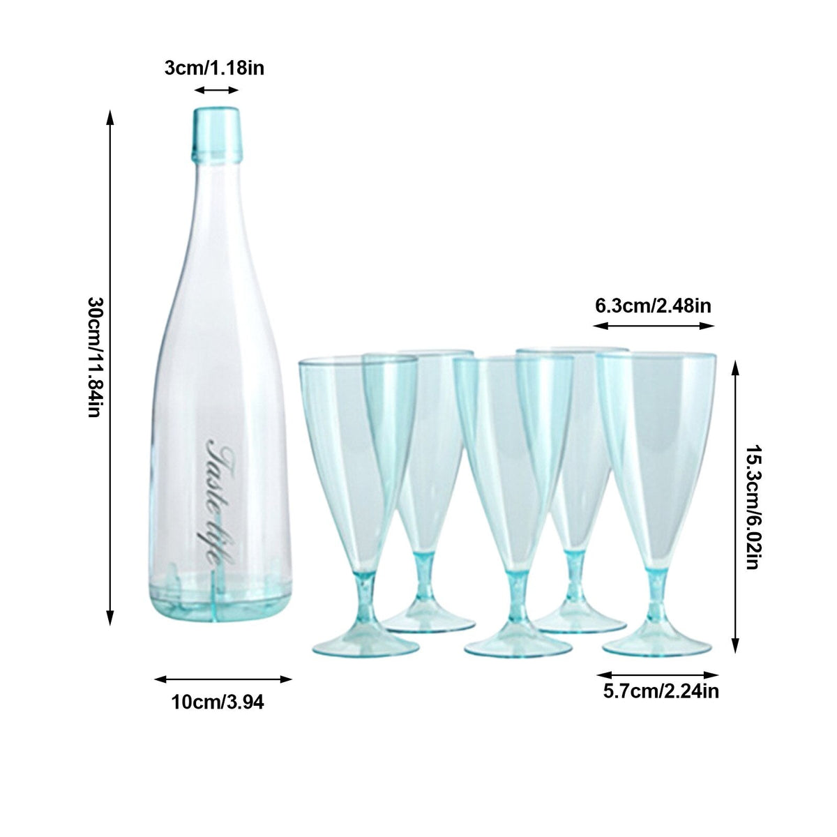Sikunuo | Creative Detachable Drink Glasses with Bottle