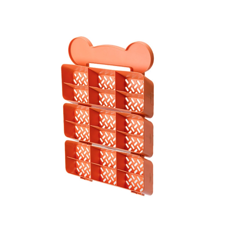 Sikunuo | Self-Adhesive Stackable Wall Cloth Organizer Shelf
