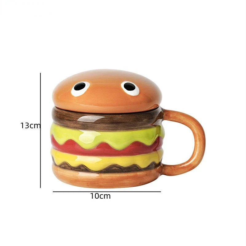 Sikunuo | Yummy Hamburger-Shaped Ceramic Hamburger Mug
