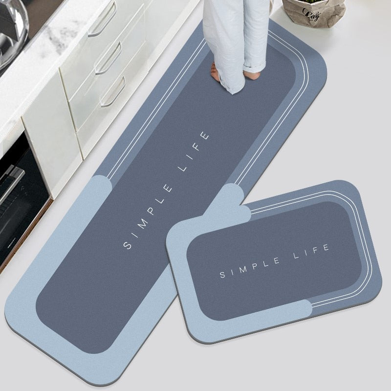 Sikunuo | Modern Water Absorbent Anti-slip Area Rugs