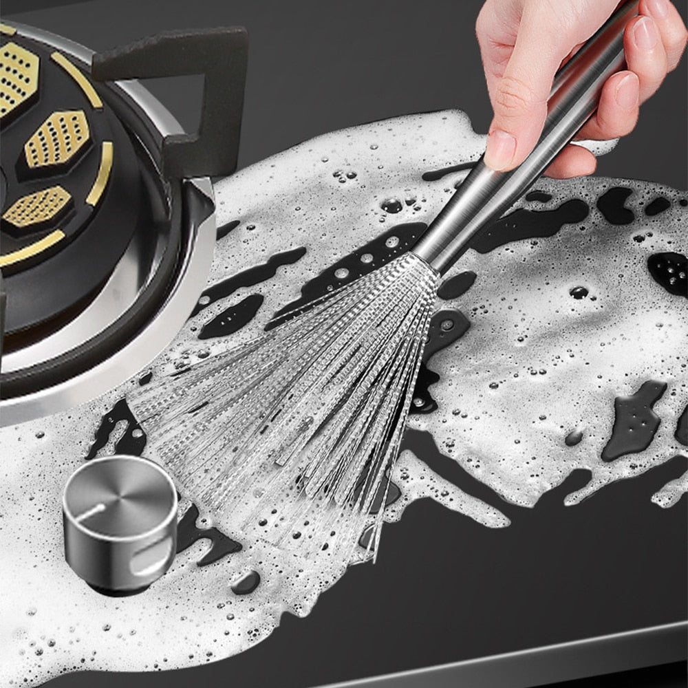 Sikunuo | Anti-Scratch Easy Pan Cleaning Brush