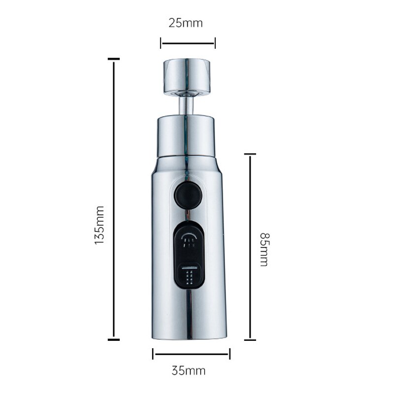Sikunuo | 3-Mode Anti-Splash Faucet Adapter