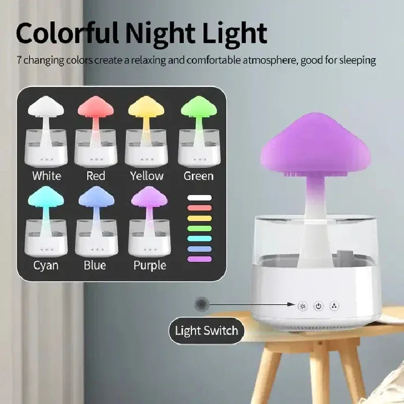 Sikunuo | Cloud Rain Forest Aromatherapy Humidifier Lamp