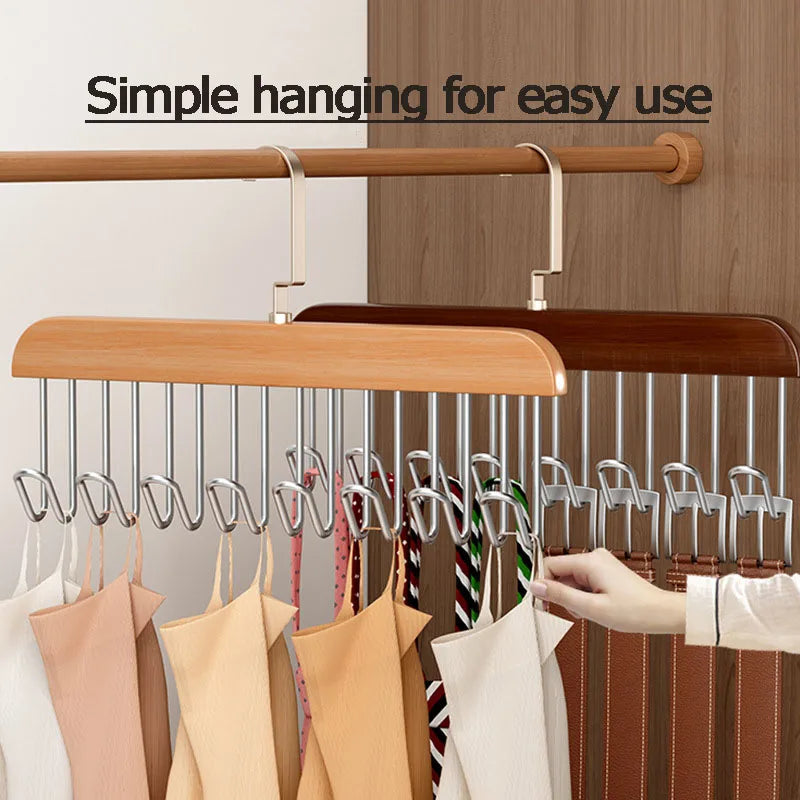 Sikunuo | Multi-Hook Space Saver Clothes Organizer Rack