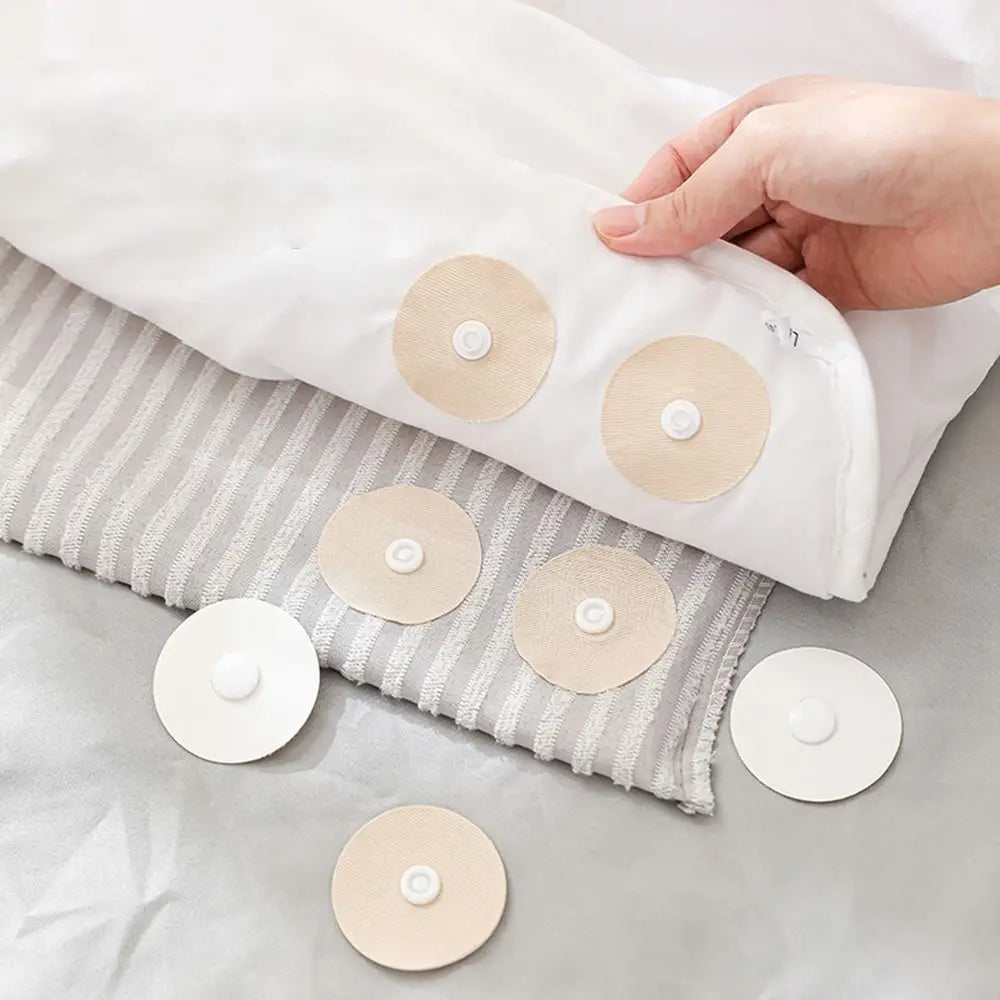 Sikunuo | Stay Put Anti-Slip Easy Duvet Cover Snap Clip Set