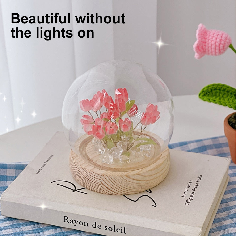 Sikunuo | Shiny Tulip Handmade Night Lamp
