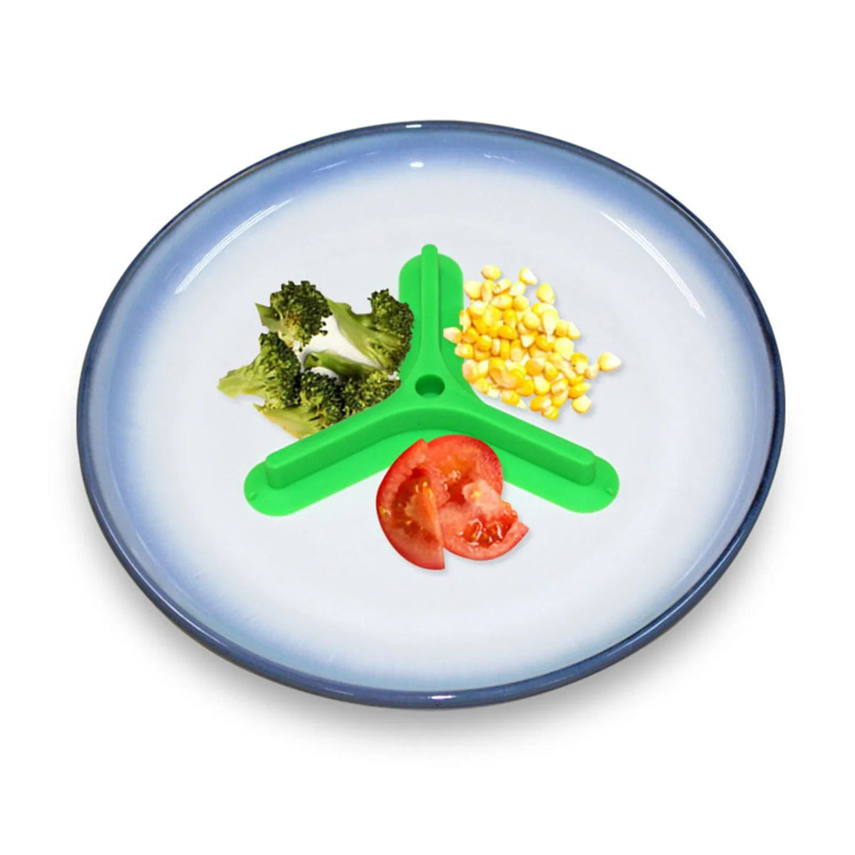 Sikunuo | Food-Grade Silicone 3-Compartment Food Separator