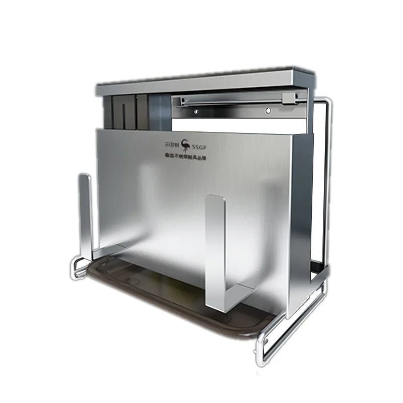 Sikunuo | Stainless Steel Wall Mounted Knife Organizer Rack
