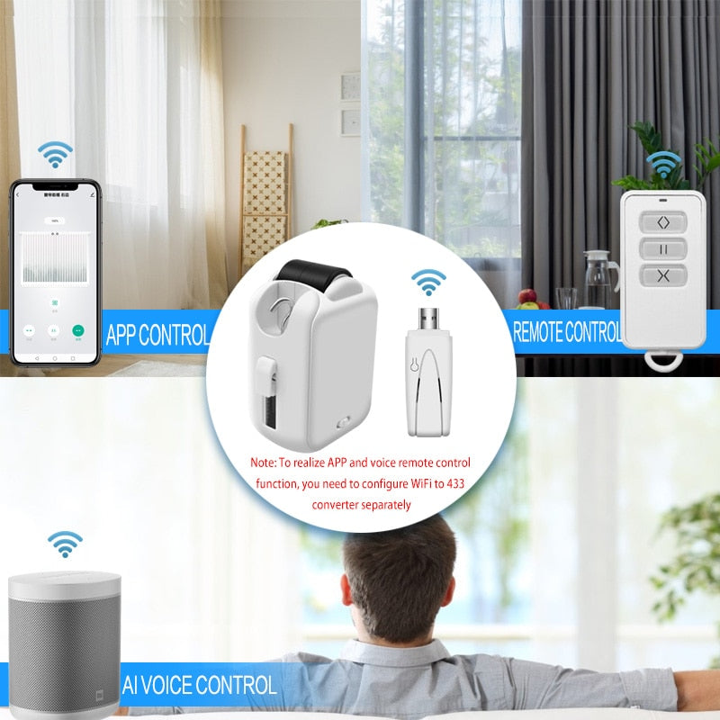 Sikunuo | Smart Remote Control Curtain Opener