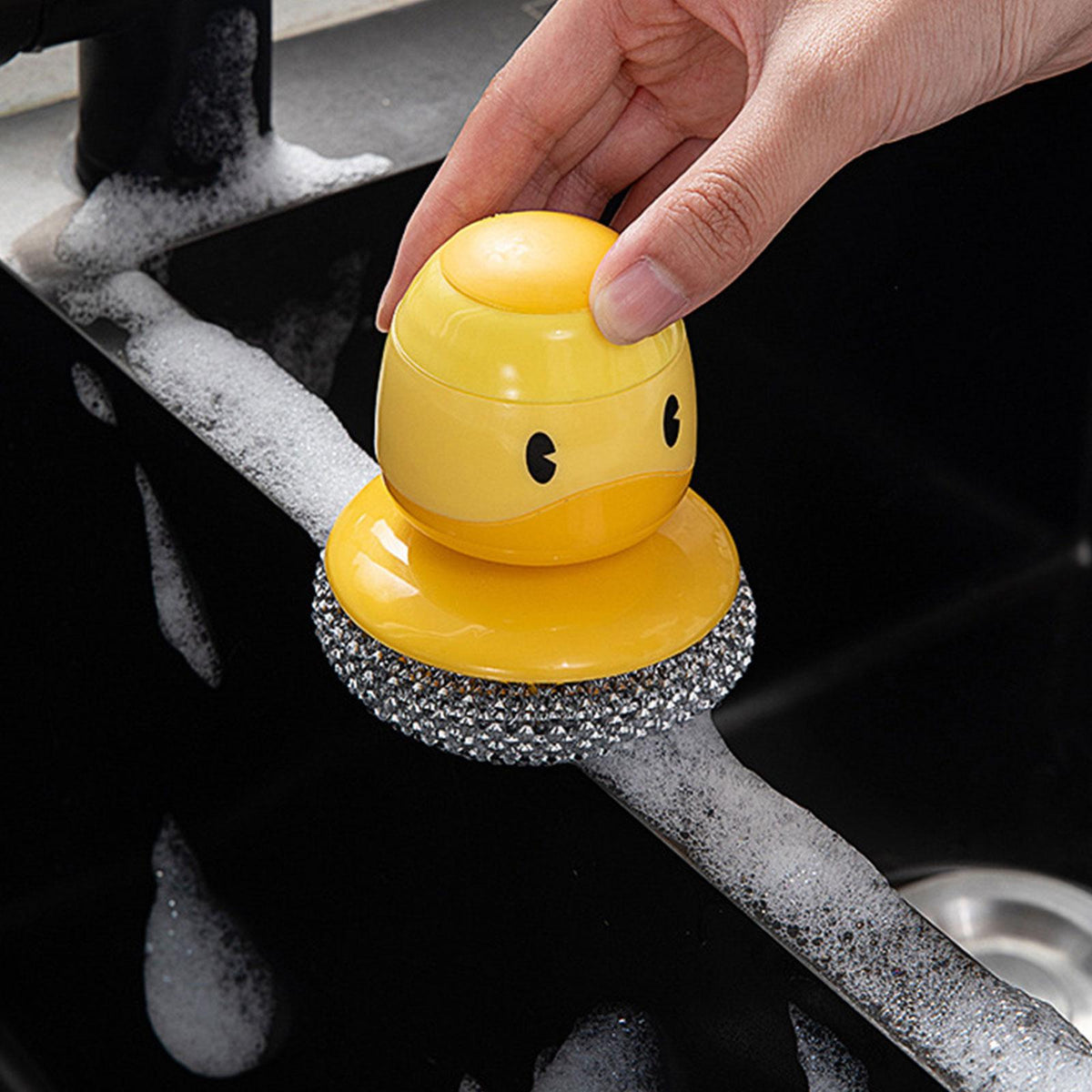 Sikunuo | Duck Shape Dishwashing Scrubber