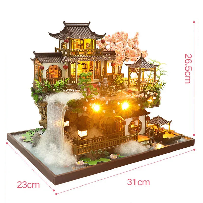Sikunuo | DIY Wooden Chinese Ancient Casa Miniature Building Kit