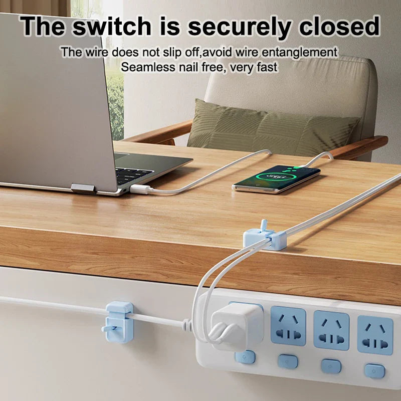 Sikunuo | Quick Grip Sticky Cable Organizer Lock