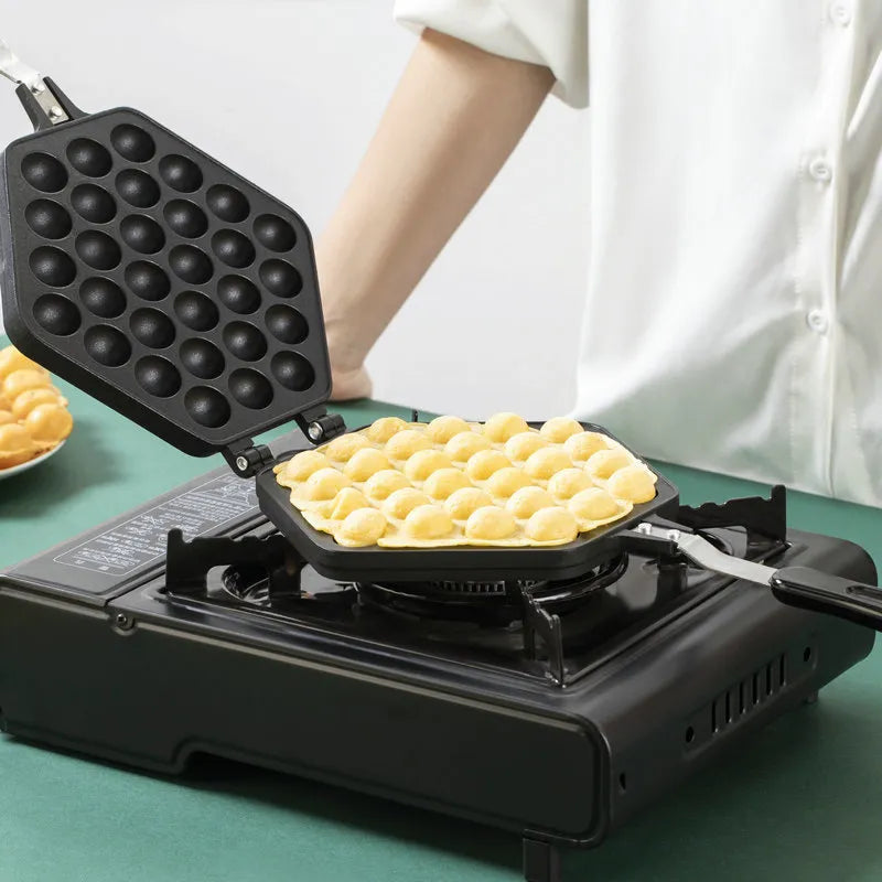 Sikunuo | Non-Stick Bubble Egg Waffle Maker Pan