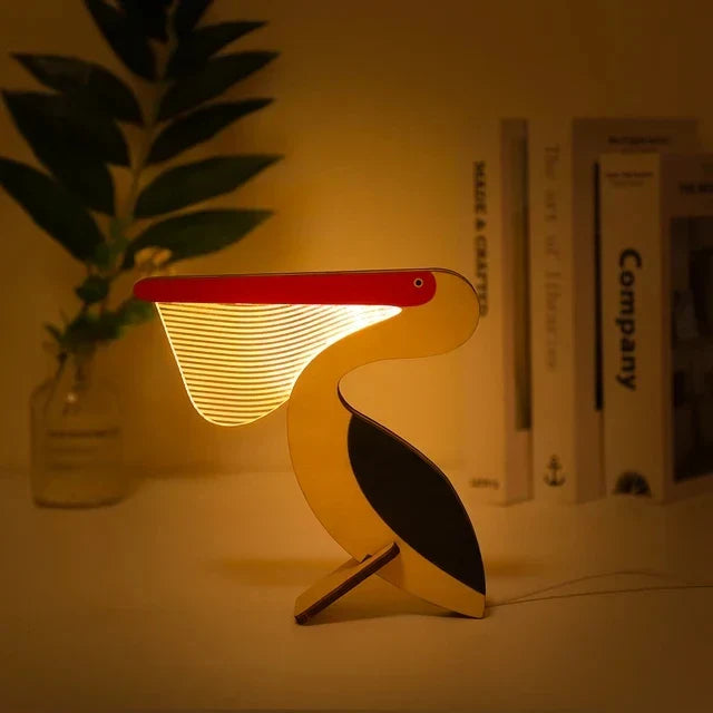 Sikunuo | Charming Wooden Animals LED Bedside Lamps