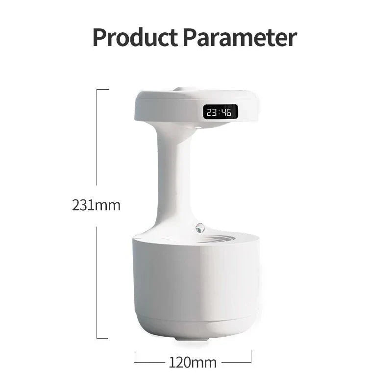 Sikunuo | Anti-Gravity Water Droplet Air Humidifier Night Lamp
