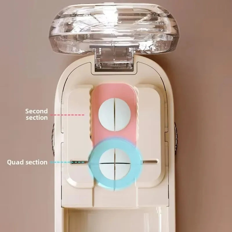 Sikunuo | Pocket Size Dustproof Pill Cutter Organizer