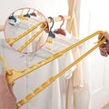 Sikunuo | Long Hanger Retractable Adjustable Clothes Dryer Rack