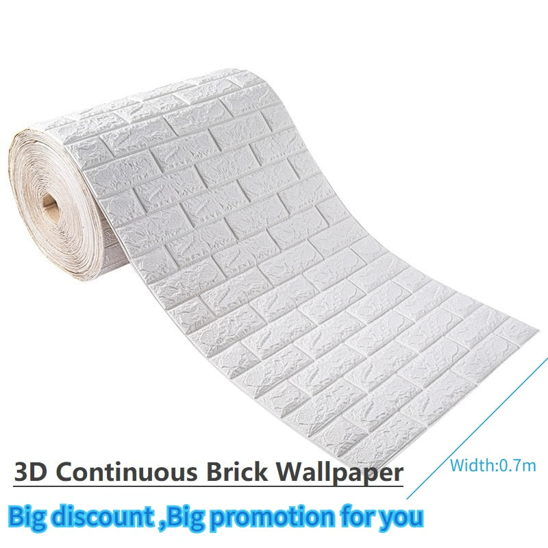 Sikunuo | 3D Self-Adhesive Soft Brick Wall Stickers