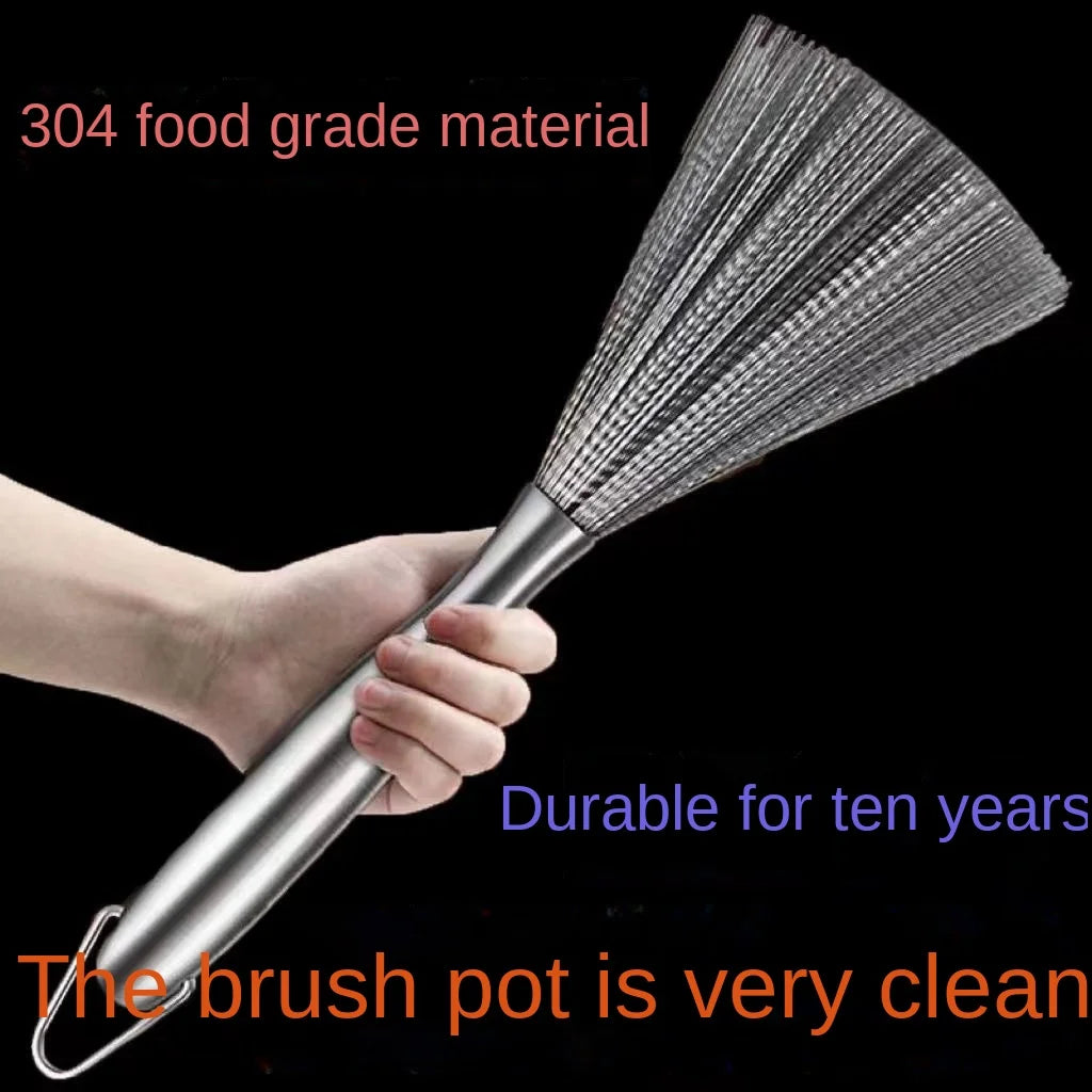 Sikunuo | Long Handle Nano Pot Cleaning Brush