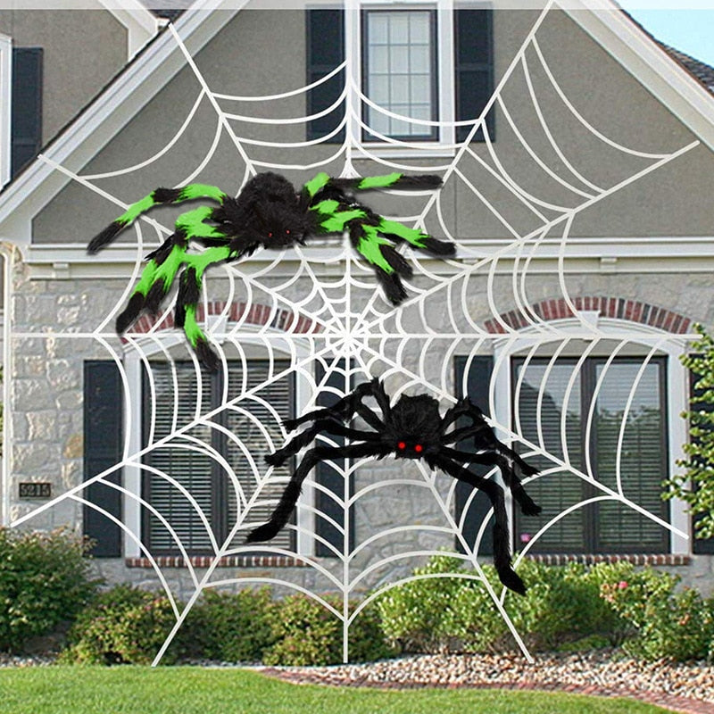 Sikunuo | Big Black Spider Halloween Party Decoration