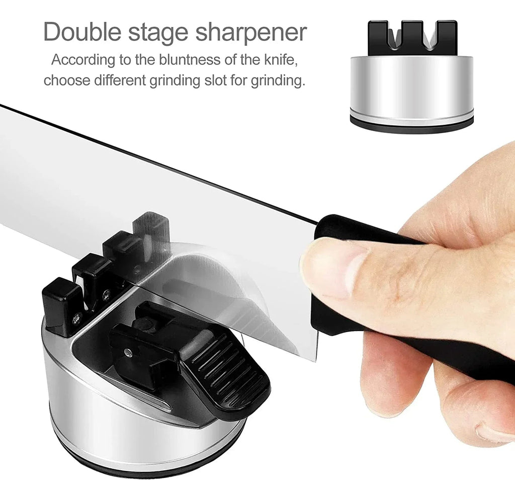 Sikunuo | Non-Slip Pocket Size Chef's Quick Knife Sharpener