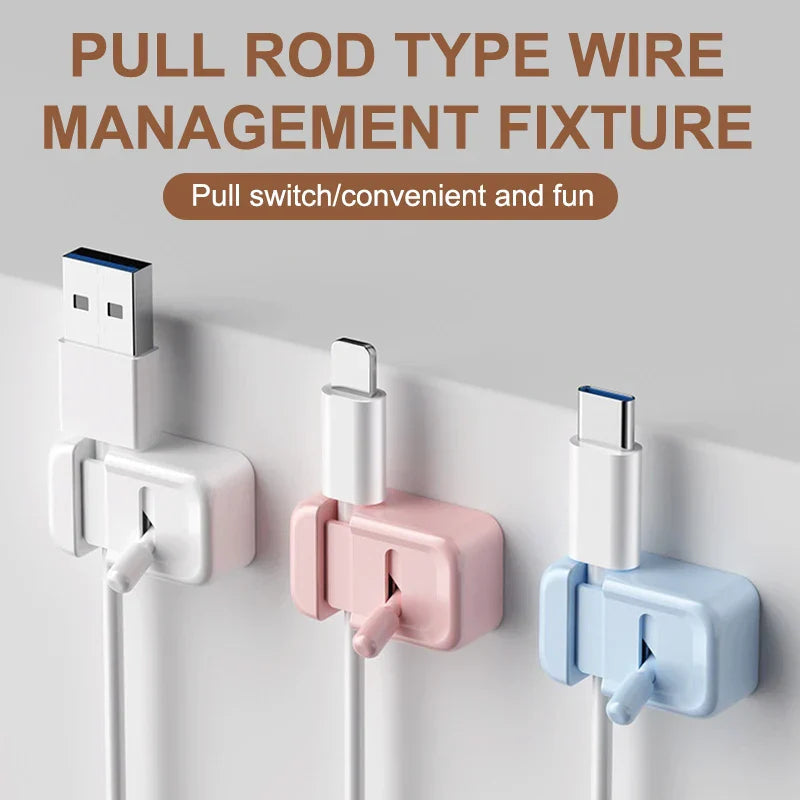 Sikunuo | Quick Grip Sticky Cable Organizer Lock