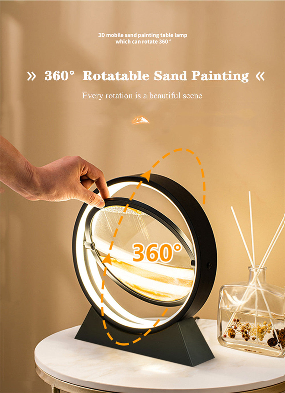 Sikunuo | 3D LED Painting Sand Art Decor