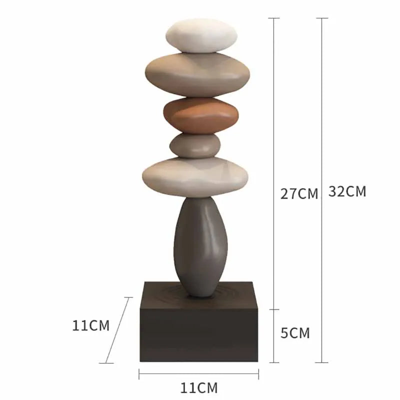 Sikunuo | Zen Stone Stack Aesthetic Home Decor
