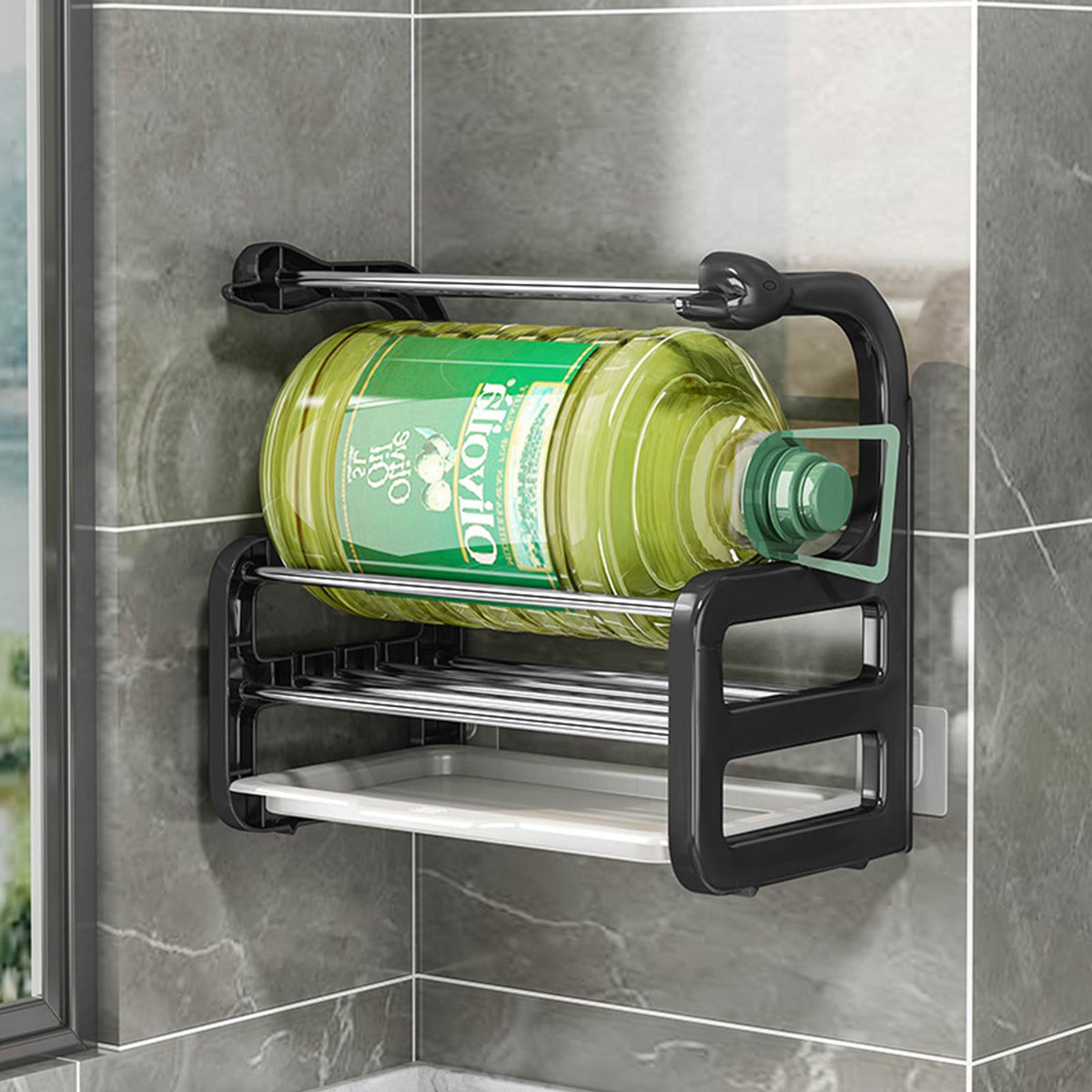 Sikunuo | Creative Kitchen Sponge Holder Drain Rack