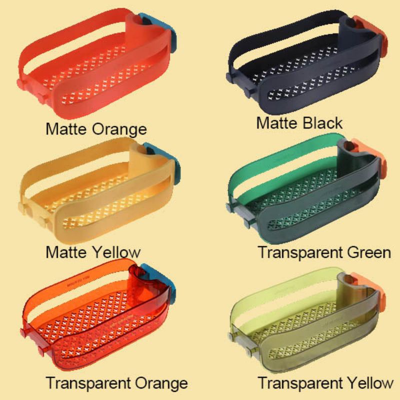 Sikunuo | 2in1 Sponge Holder Sink Organizer Rack