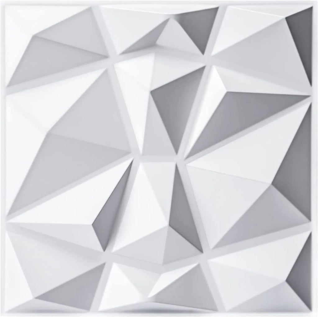 Sikunuo | 3D Diamond Design Decorative Matt Wall Panel Stickers