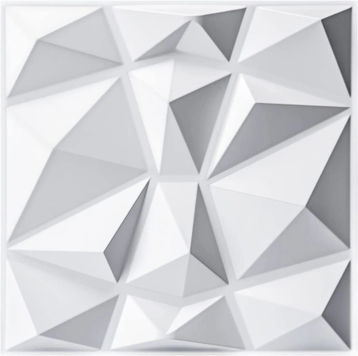 Sikunuo | 3D Diamond Design Decorative Matt Wall Panel Stickers