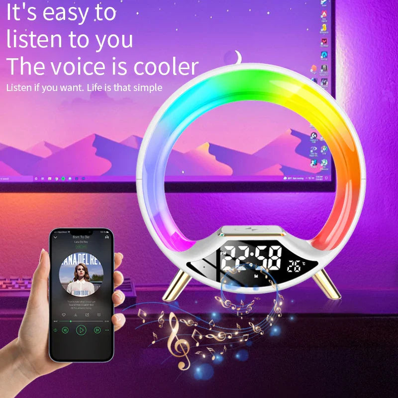 Sikunuo | Ultimate Bedroom Atmosphere Multifunctional Speaker Night Lamp