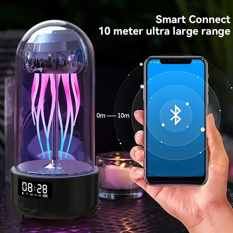 Sikunuo | Jellyfish Portable Powerful Colorful Speaker Night Lamp