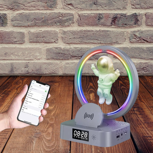 Sikunuo | Galactic Astranout Alarm Clock RGB Speaker