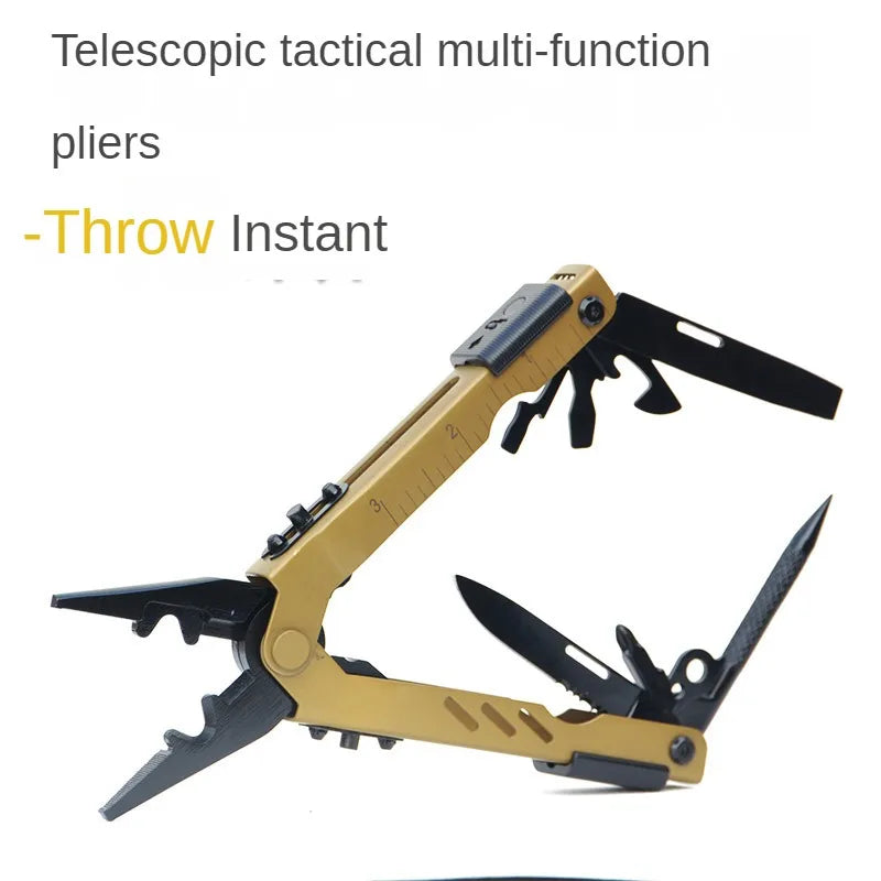 Sikunuo | Survival Camping Foldable Knife Pliers Multifunctional Tool