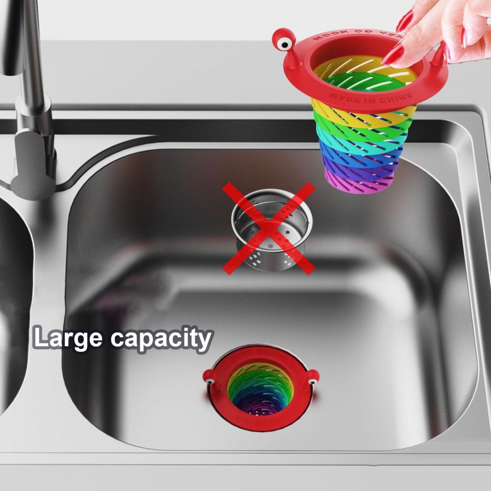 Sikunuo | Little Monster Colorful Foldable Sink Strainer Basket