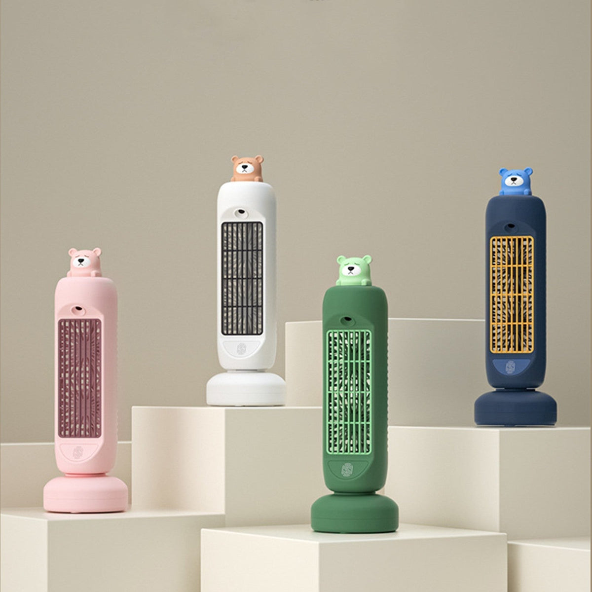Sikunuo | Mini Bear Air Cooler Humidifier Fan