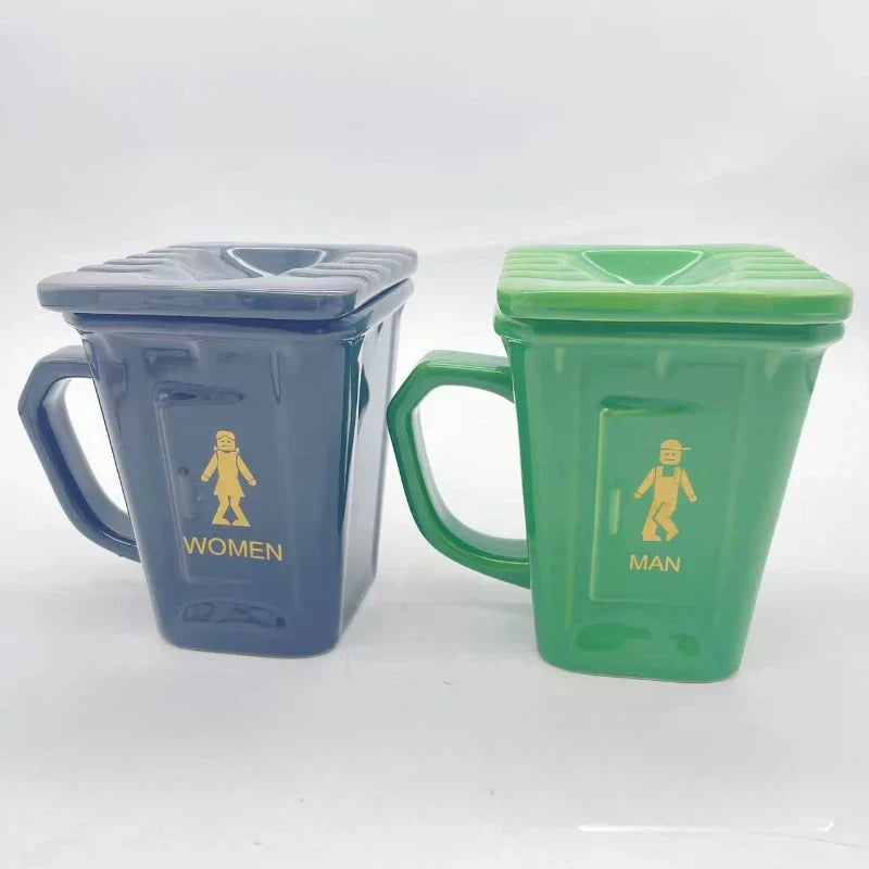 Sikunuo | Squatting Toilet Shape Ceramic Mug