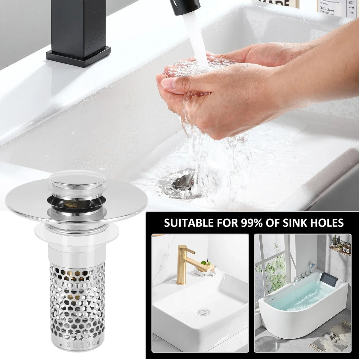 Sikunuo | Sink Drain Anti-Odor Hair Catcher Filter