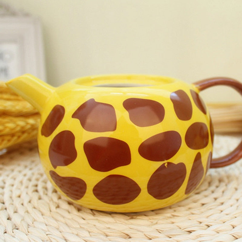 Sikunuo | Giraffe Mug Teapot Set
