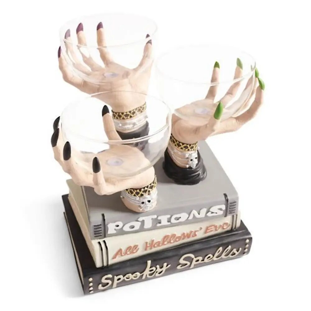 Sikunuo | Witch Hand Vintage Resin Party Snack Holder
