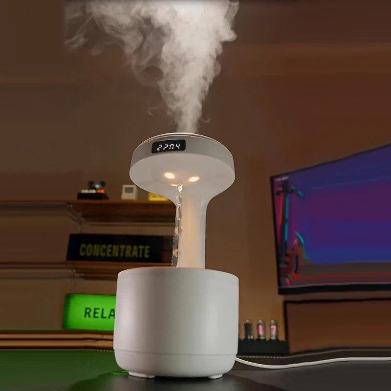 Sikunuo | Anti-Gravity Water Droplet Air Humidifier Night Lamp