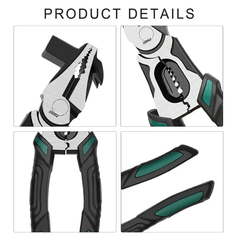 Sikunuo | Heavy-Duty Industrial Precision Multifunctional Pliers Hammer